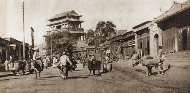 历史旧照——清末民初，北京街景