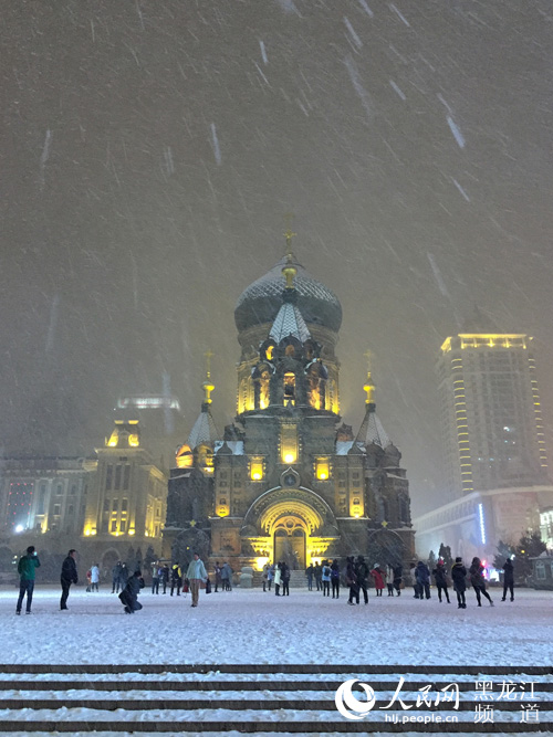 图说龙江：雪夜冰城 梦幻索菲亚 【4】